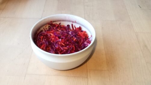 Rød slaw