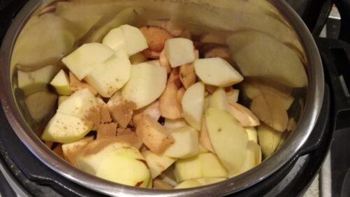 Æble og kvæder i Instant Pot