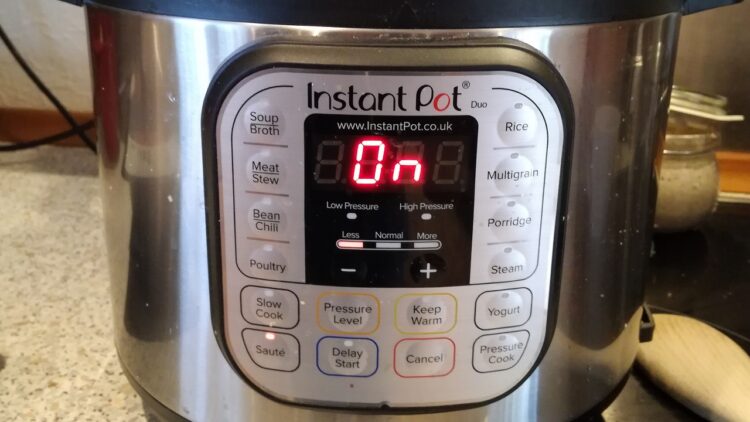 Instant Pot kontrolpanel