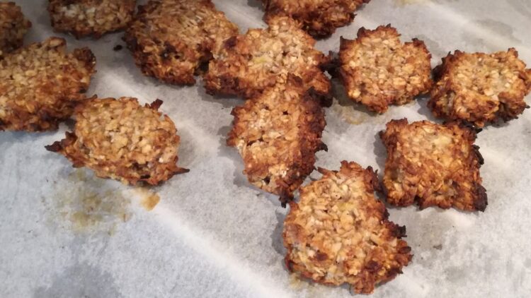 Sprøde banancookies