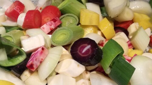 Gulerødder i mange farver