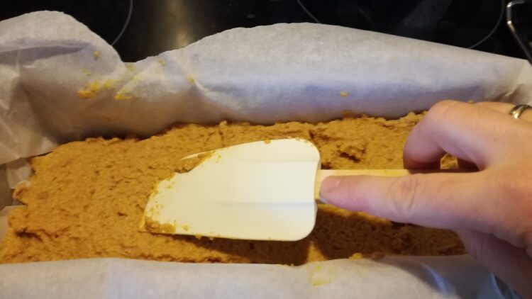 Butternut squash sandkagedej