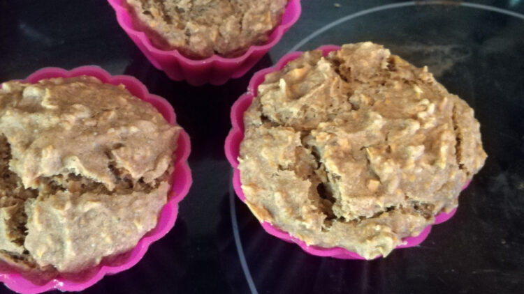 Bagte boghvedemuffins